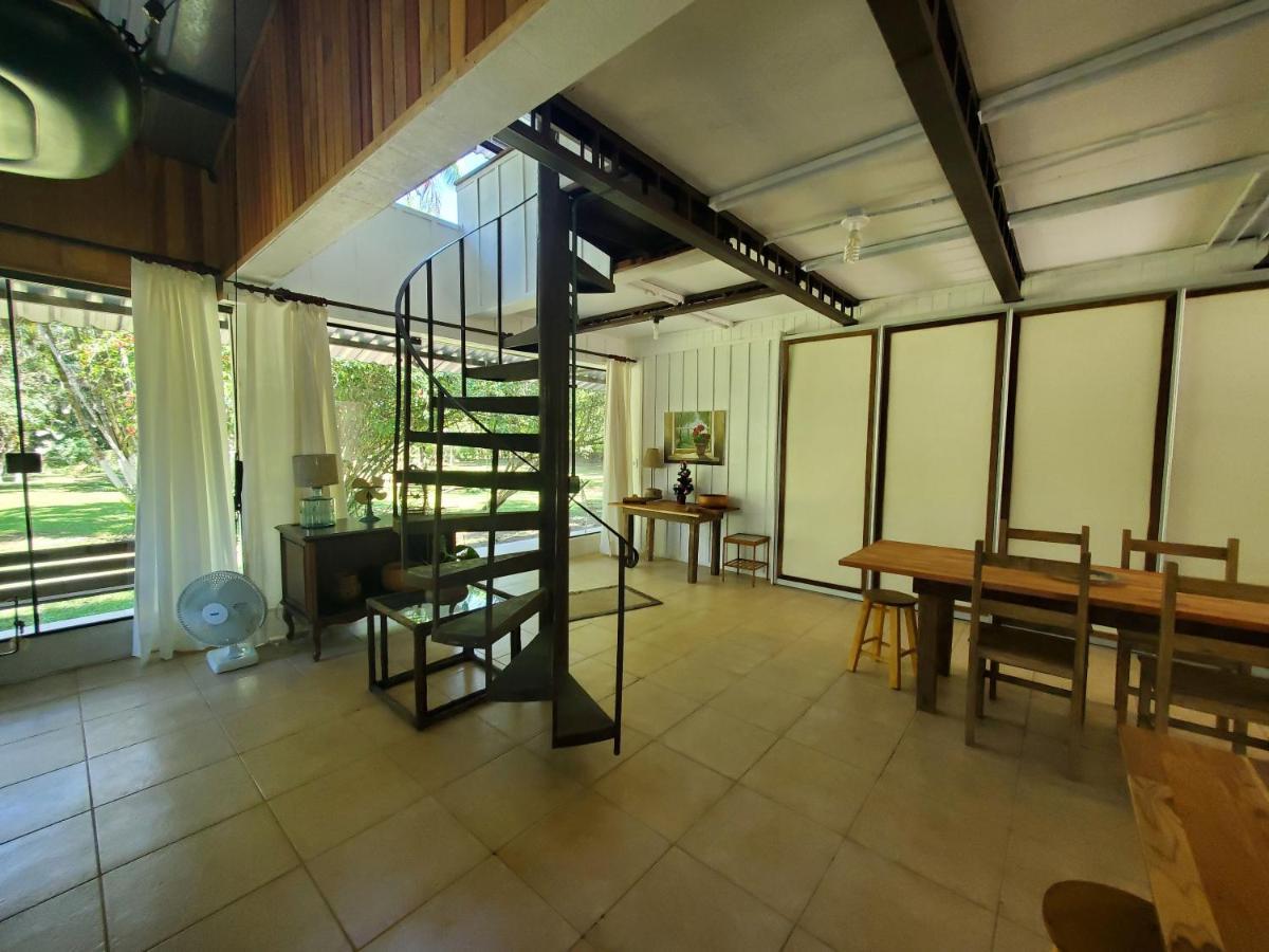 Ecoisa De Chacara - Casa De Vidro, Casa De Campo 모헤테스 외부 사진